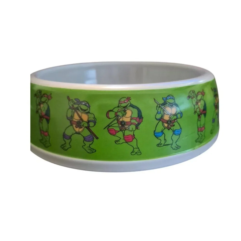 Teenage Mutant Ninja Turtles Dog Bowl & Lick Mat Bundle New